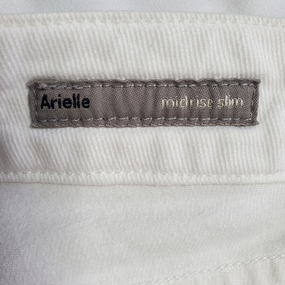 Citizens of Humanity Arielle midrise slim white jeans 29 - Picture 7 of 16